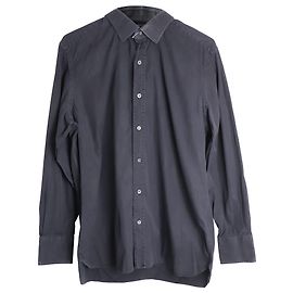 Camisa clásica abotonada de algodón negro de Tom Ford Negro