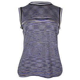 Missoni Top de malha sem mangas Missioni em lã roxa Roxo