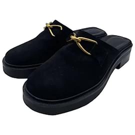 Autre Marque-BY FAR  Mules & clogs T.EU 38 Suede-Black