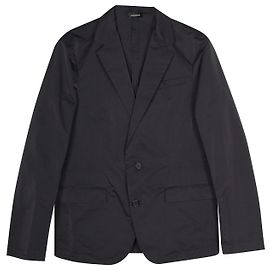 Jil Sander Tailored Single Breasted Blazer in Black Polyester Black