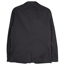 Jil Sander-Jil Sander Blazer ajusté à boutonnage simple en polyester noir-Noir