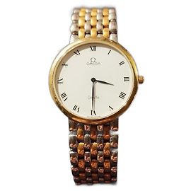 Reloj Omega de Cuarzo Acero Oro Plata Plata Dorado
