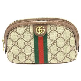 Pochette per cosmetici Gucci Marrone