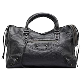 Balenciaga-Balenciaga Black Motocross Classic City-Black