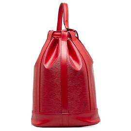 Louis Vuitton Red Epi Randonnee PM Rot