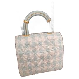 Chanel-Splendida Chanel in Tweed azzurro-Blu chiaro