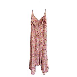 Philosophy di Lorenzo Serafini Floral Draped Dress Pink