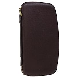 Louis Vuitton-LOUIS VUITTON Taiga Organizer Atoll Travel Case Acajou M30656 LV Auth th3690-Brown