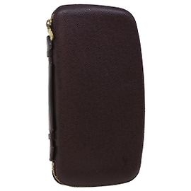 LOUIS VUITTON Taiga Organizer Custodia da viaggio Atoll Acajou M30656 LV Auth th3690 Marrone