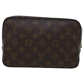 Louis Vuitton-Louis Vuitton Monogram Trousse Toilette 23 Clutch Bag M47524 LV Auth am4513-Monogram