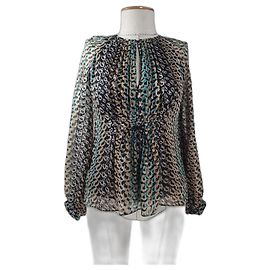 Diane Von Furstenberg Silk Blouse Multi Color Multiple colors