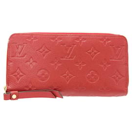 Louis Vuitton-Portefeuille zippy Louis Vuitton-Rouge