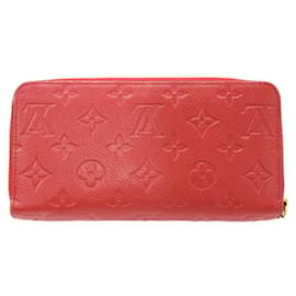 Louis Vuitton-Louis Vuitton Portefeuille zippy-Rosso