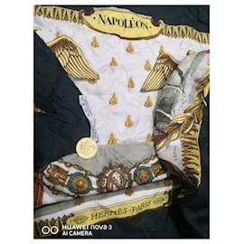 Hermès-Hermes scarves NAPOLEON By Ledoux-White