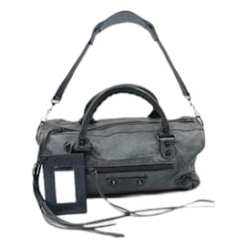 Balenciaga-Green Leather Twiggy-Green