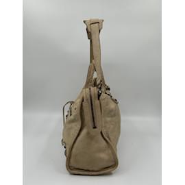 Balenciaga-Beige Leather Balenciaga City-Beige