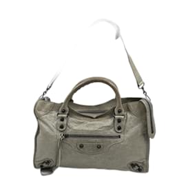Balenciaga-Grey Lambskin City-Grey