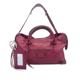 Balenciaga-Pink Lambskin City-Pink
