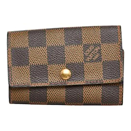 Louis Vuitton-damier ebene 6 Key Holder  N62630-Brown