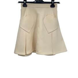 Dior-DIOR  Skirts T.fr 34 silk-Cream