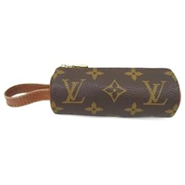 LOUIS VUITTON Monogram Papillon Pouch Vintage LV Auth ar9261b