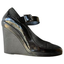 Hogan Wedge mules Black