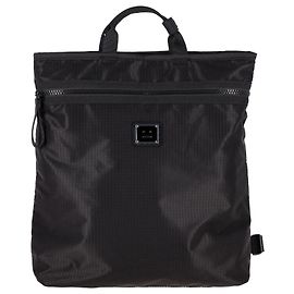 Acne Studios Sac à Dos Atton Face Plaque en Polyester Noir Noir
