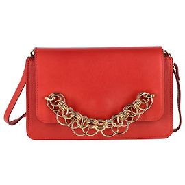 Chloé Bolsa crossbody Clutch Chloe Drew Bijou em couro de bezerro vermelho Vermelho