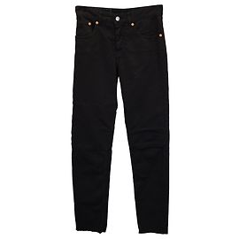 Maison Martin Margiela Vaqueros rectos de algodón negro de Maison Margiela Negro