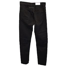 Maison Martin Margiela-Maison Margiela Jeans mit geradem Bein aus schwarzer Baumwolle-Schwarz