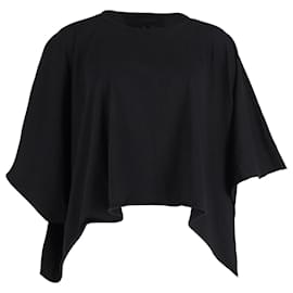 Rick Owens-Rick Owens DRKSHDW Minerva Dolman Sleeve T-shirt in Black Cotton-Black