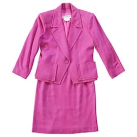 Yves Saint Laurent-Vestito gonna-Fuschia