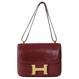 Hermès-Hermes Vintage Constance-Dark red
