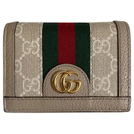 Gucci-Portefeuille Ophidia GG-Beige