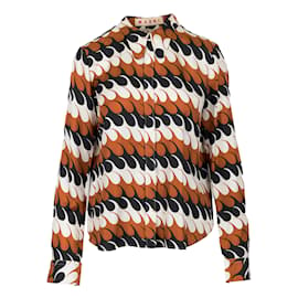 Marni-Marni Wave Pattern Shirt-Multiple colors