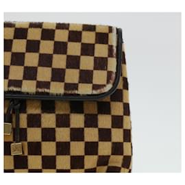 Louis Vuitton-LOUIS VUITTON Damie Sovage Gazelle Shoulder Bag Harako M92130 LV Auth 44622-Brown