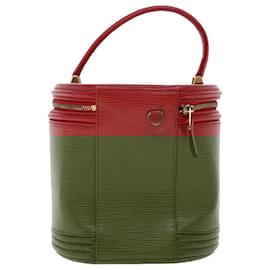 Louis Vuitton-LOUIS VUITTON Epi Cannes Hand Bag Red M48037 LV Auth 44411-Red