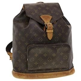 Louis Vuitton-LOUIS VUITTON Monogram Montsouris GM Backpack M51135 LV Auth 44849-Monogram