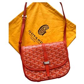 Goyard Belvedere PM Shoulder Bag Orange Leather Orange