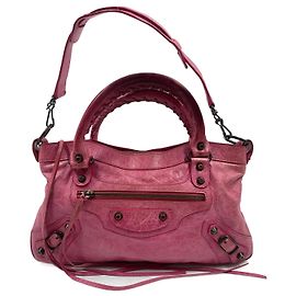 Balenciaga Pele de cordeiro rosa primeiro Rosa