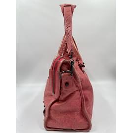 Balenciaga-Pink Balenciaga Leather City-Pink
