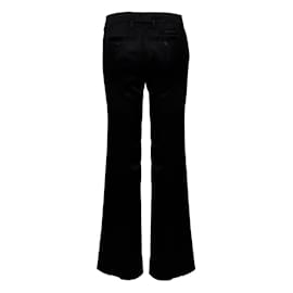 Prada-Pantalones Prada Satén-Negro