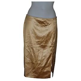 Pinko-Gold Skirt-Golden