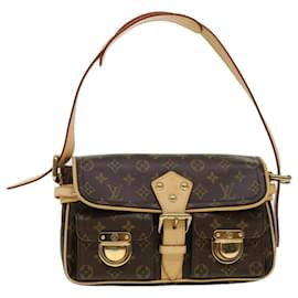 Louis Vuitton-LOUIS VUITTON Monogram Hudson PM Shoulder Bag M40027 LV Auth ki3036-Monogram