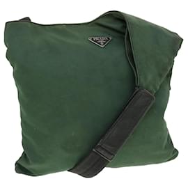 Prada-Bolsa de ombro PRADA Nylon Khaki Auth ar9593-Caqui