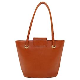 Autre Marque-Burberrys Shoulder Bag Leather Brown Auth bs5994-Brown