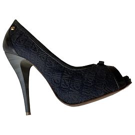 Just Cavalli Tacchi Nero Blu scuro