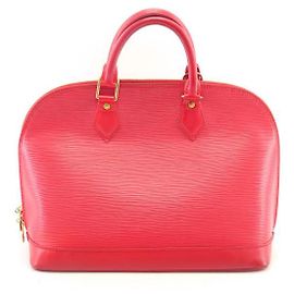 Louis Vuitton Alma em couro epi vermelho - Muito bom estado Vermelho