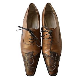 Giorgio Armani Lacets Marron
