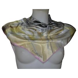 Fular triangular Roberto Cavalli Creed de seda Multicolor